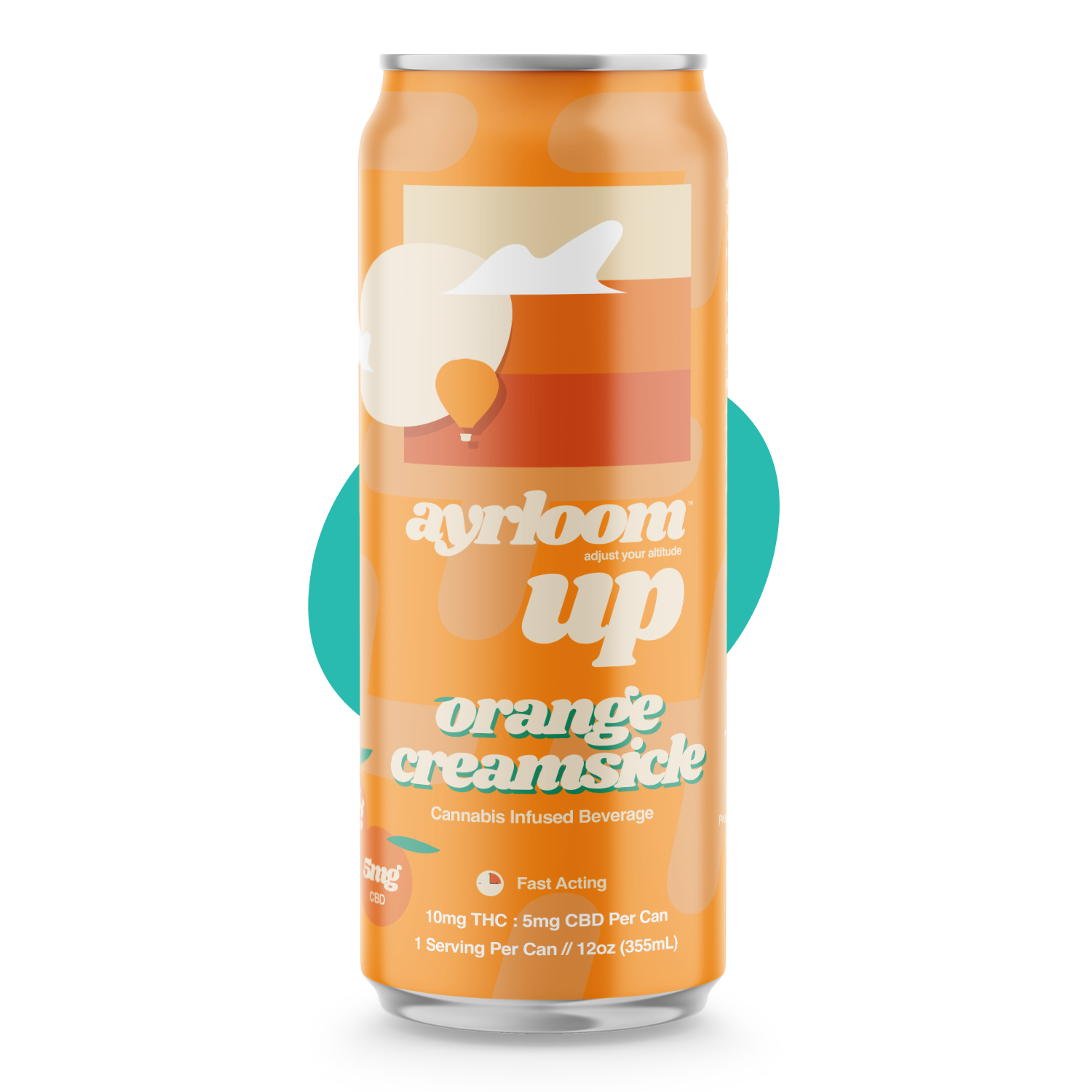 Photograph of product: Ayrloom UP - Orange Creamsicle - Single Infused Beverage