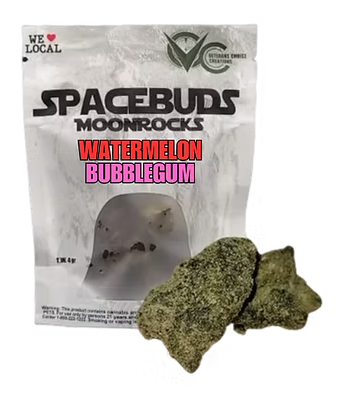 Photograph of product: Watermelon Bubblegum Moonrocks | Hybrid | Spacebuds
