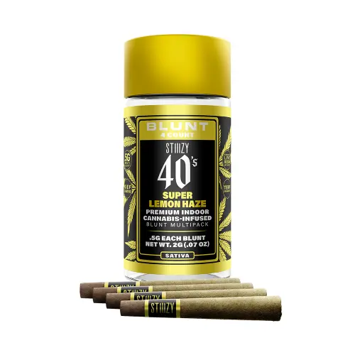 Photograph of product: SUPER LEMON HAZE INFUSED BLUNTS - 4PK - 2g