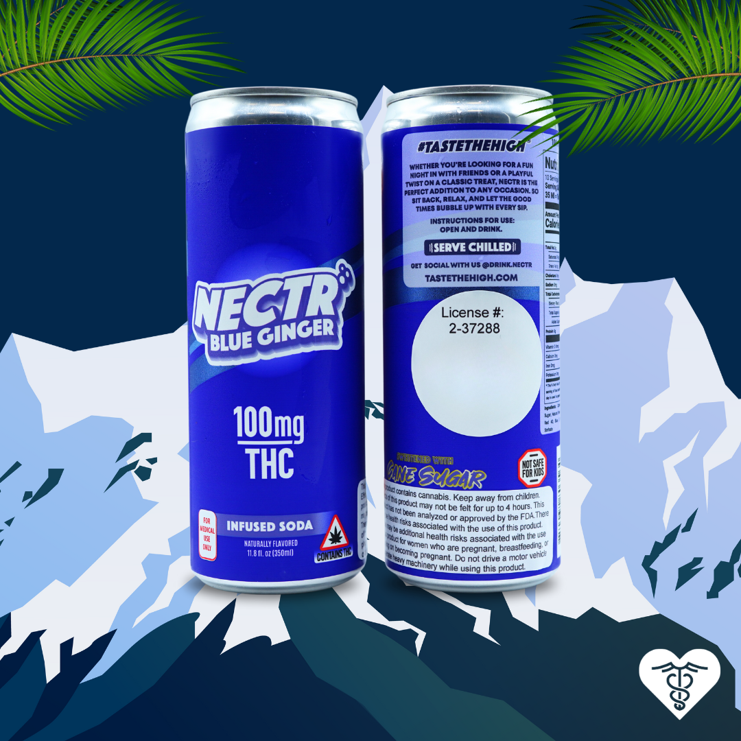 Photograph of product: NECTR Blueberry Ginger 100mg