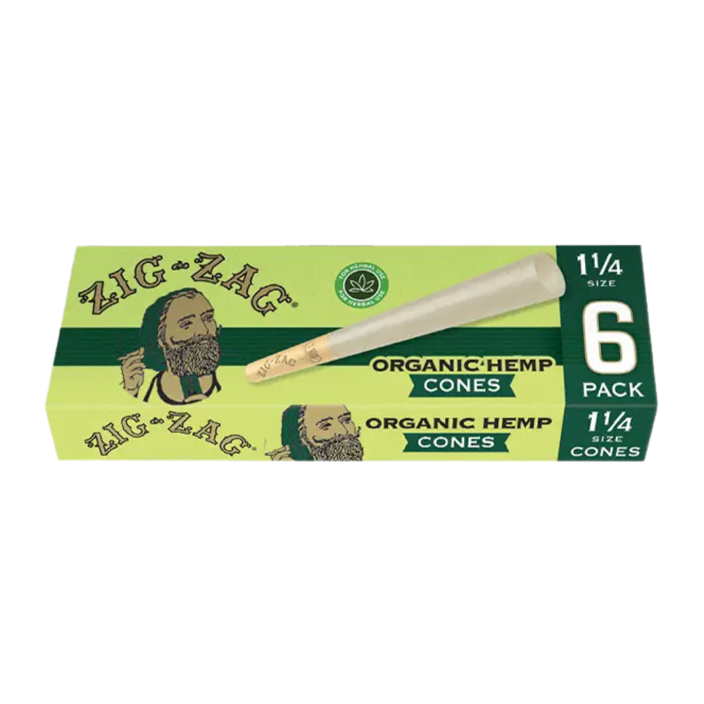 Photograph of product: Zig Zag | Hemp Cones | 6pk