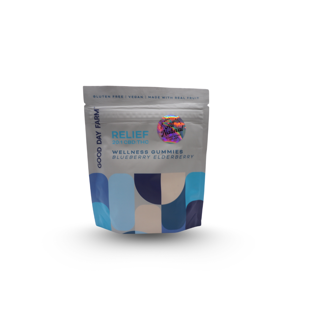 Photograph of product: GDF | Blueberry Elderberry | Gummies | 25mg