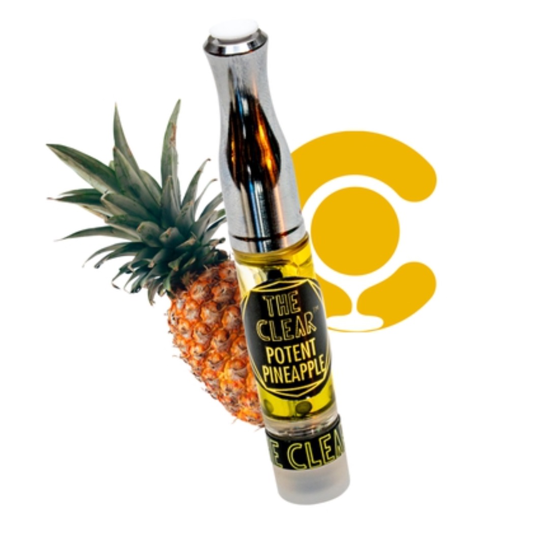 Photograph of product: The Clear Elite Cartridge Potent Pineapple (H)