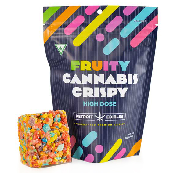 Photograph of product: Detroit Edibles Fruity Crispy 200mg Rec