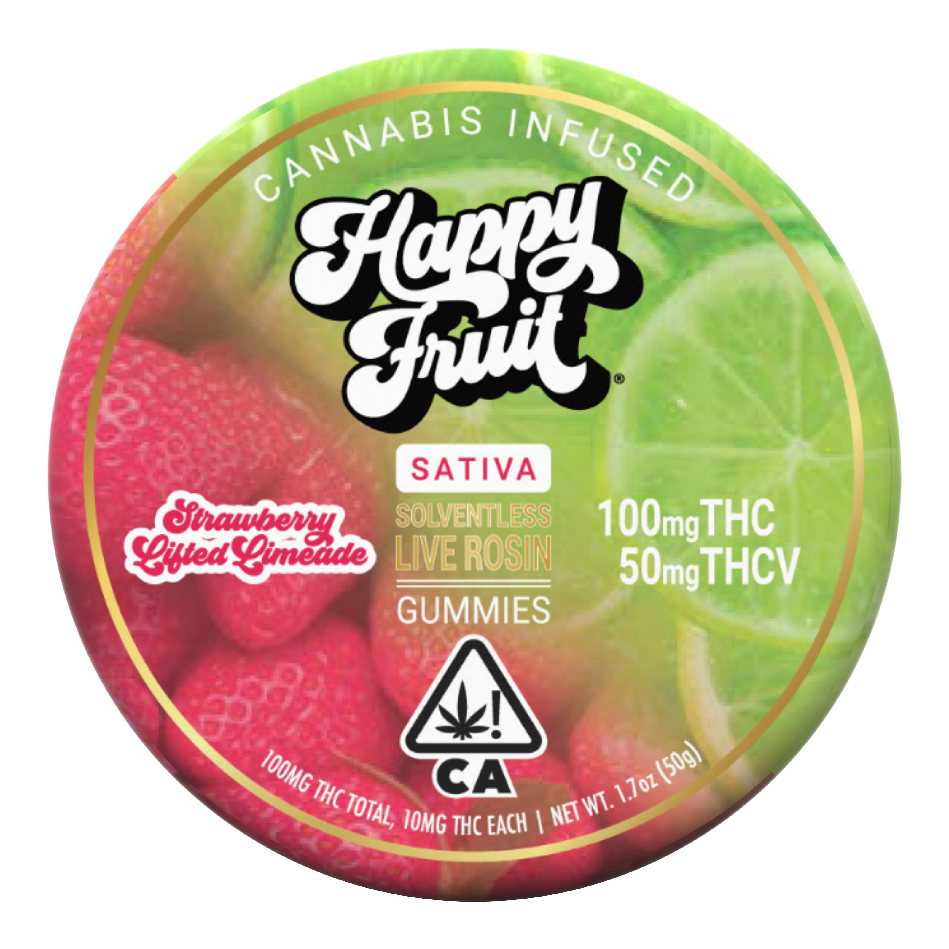 Photograph of product: Strawberry Lifted Lemonade   1:2 Thc: Thcv   100mg