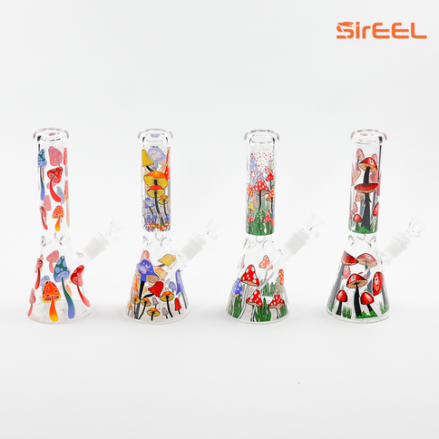 Photograph of product: LuvBuds - 10" SirEEL Beaker Bong w/ Assorted Designs