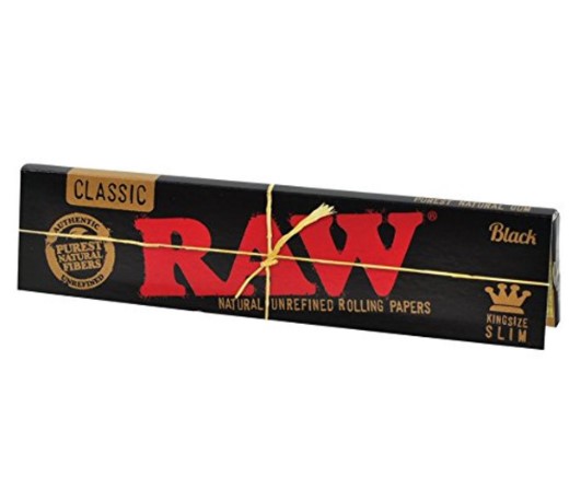 Photograph of product: RAW Classic Black King Slim Papers