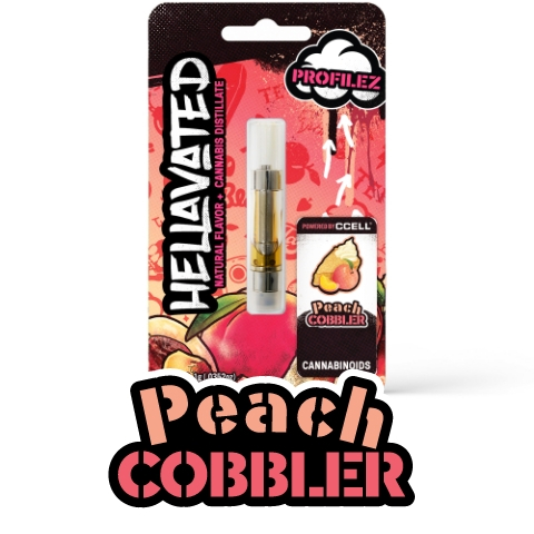 Photograph of product: Hellavated Profilez Peach Cobbler Cartridge 1g