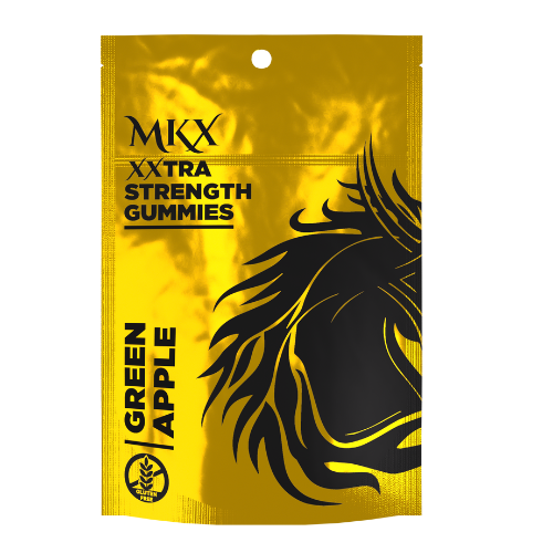 Photograph of product: MKX 200mg Gummies Green Apple