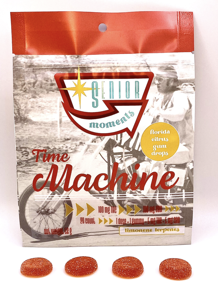 Photograph of product: Senior Moments | Gummies | Time Machine Citrus | 20pk