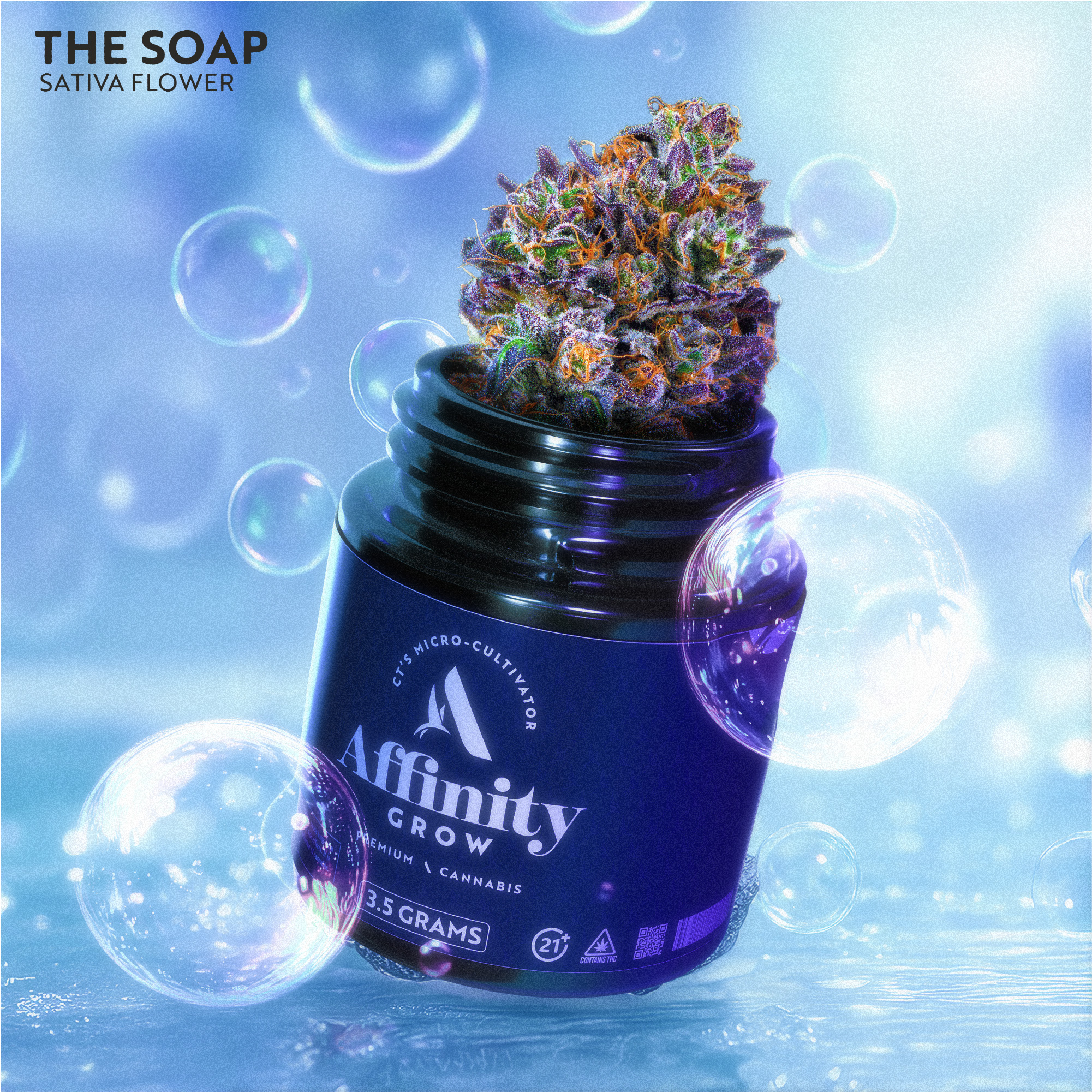 Photograph of product: The Soap Flower T19.71% S 00384 (3.5g)