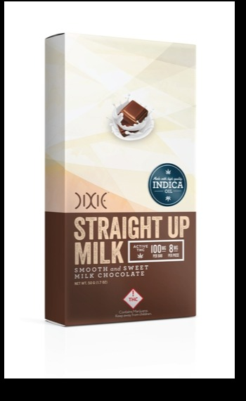 Photograph of product: Dixie - Straight Up - Oui'd Milk Choc Bar
