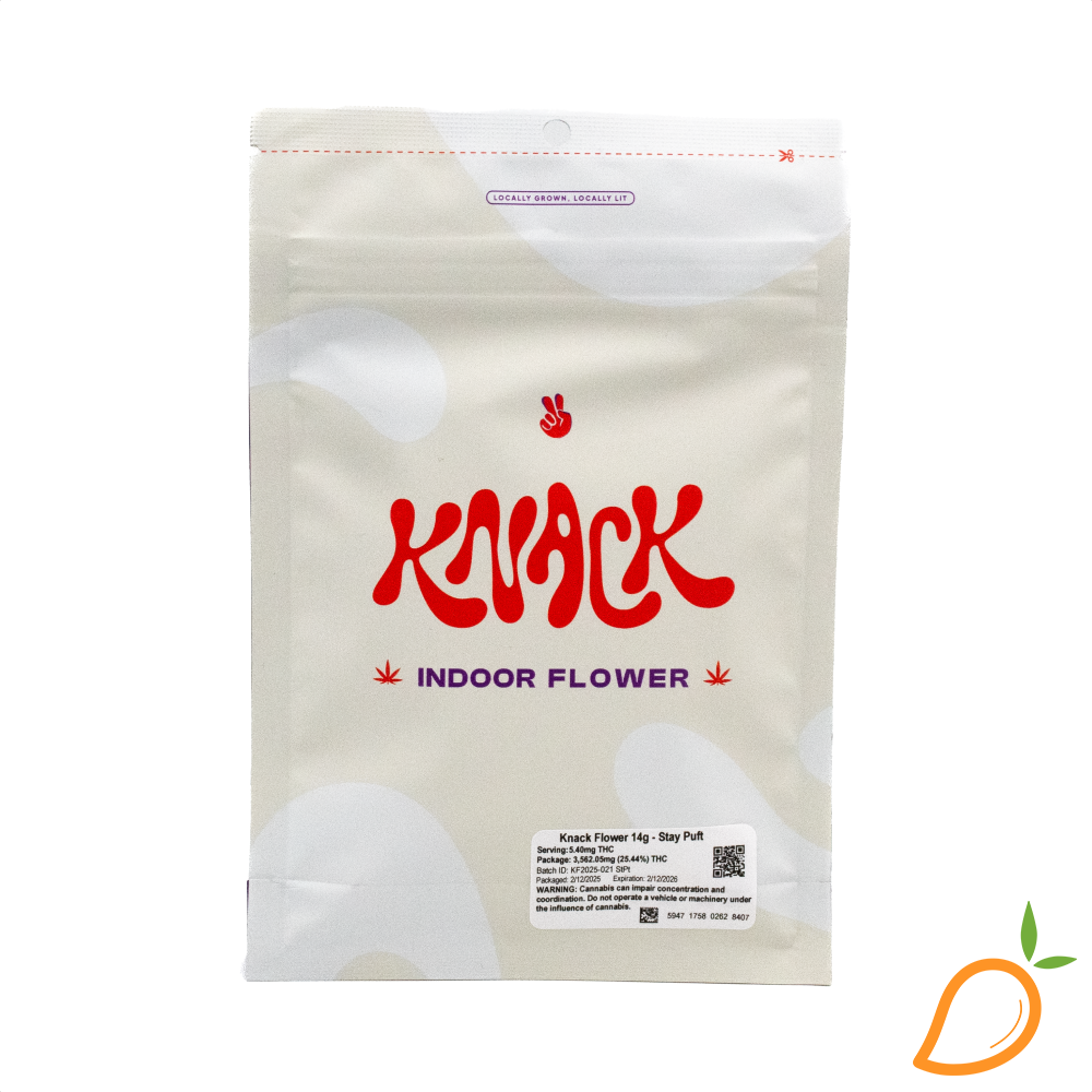 Photograph of product: 14g Stay Puft Prepackaged Flower Knack