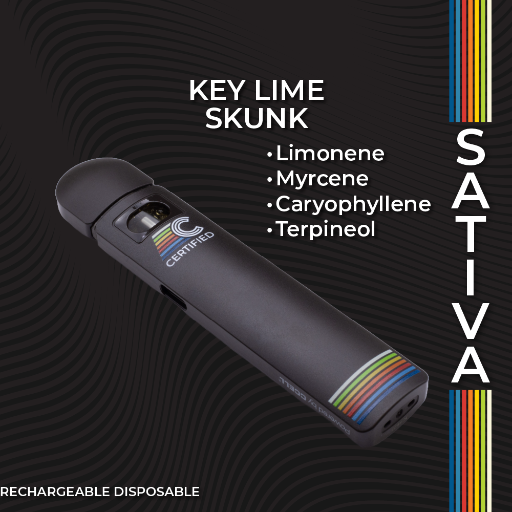 Photograph of Product: Key Lime Skunk | Disposable | Flex | 1g