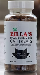 Photograph of product: Cat Treats | Full Spectrum Cbd Treats | 150mg