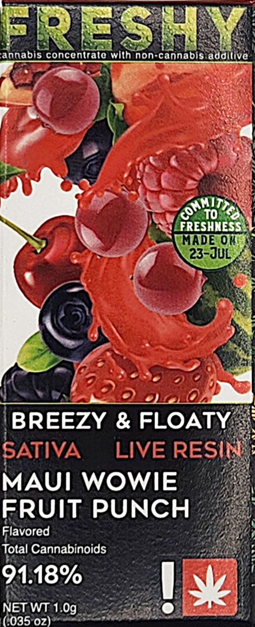 Photograph of product: Freshy- Maui Wowie Fruit Punch 1G Cart (S)