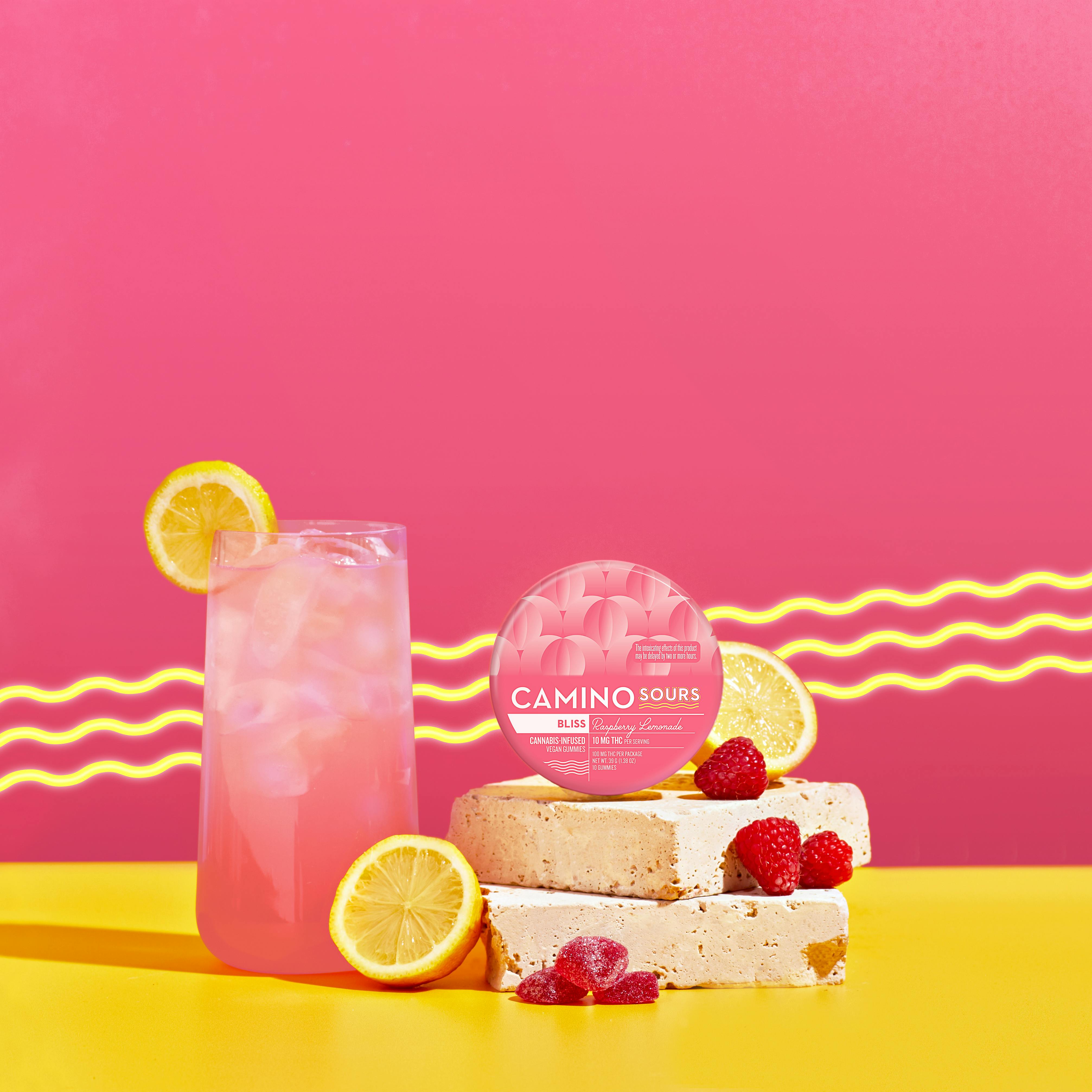Photograph of product: RASPBERRY LEMONADE | SOURS | BLISS | 10PK