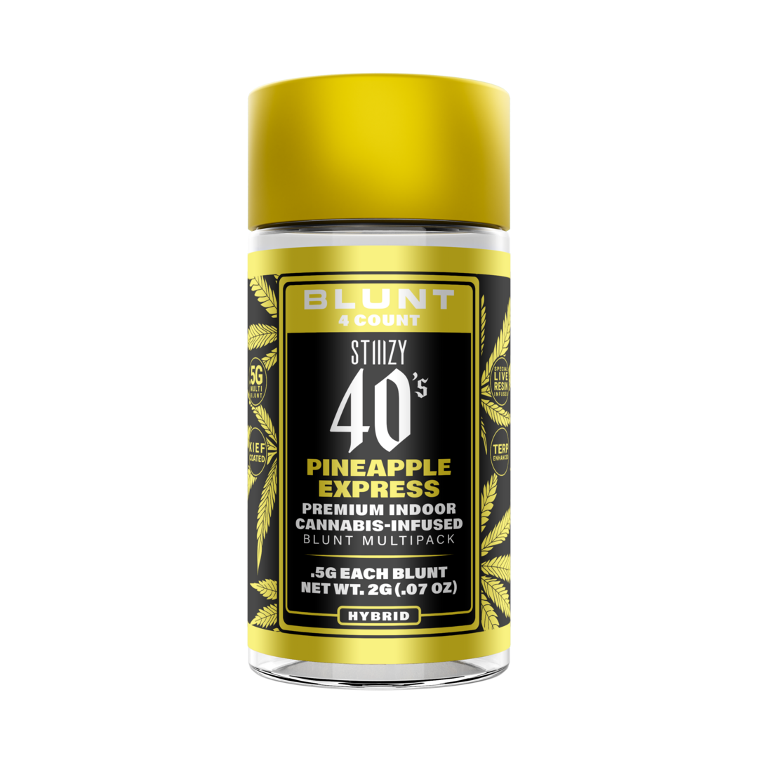 Photograph of product: STIIIZY 40's Pineapple Express Infused PR 4pk 2g