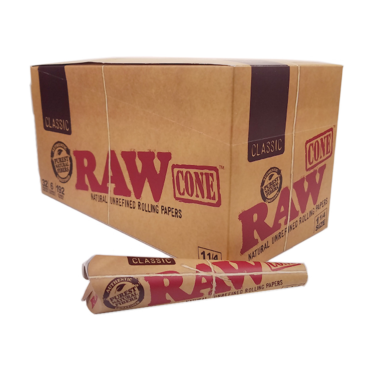 Photograph of product: Raw - Classic - 1 1/4- cones 6pk