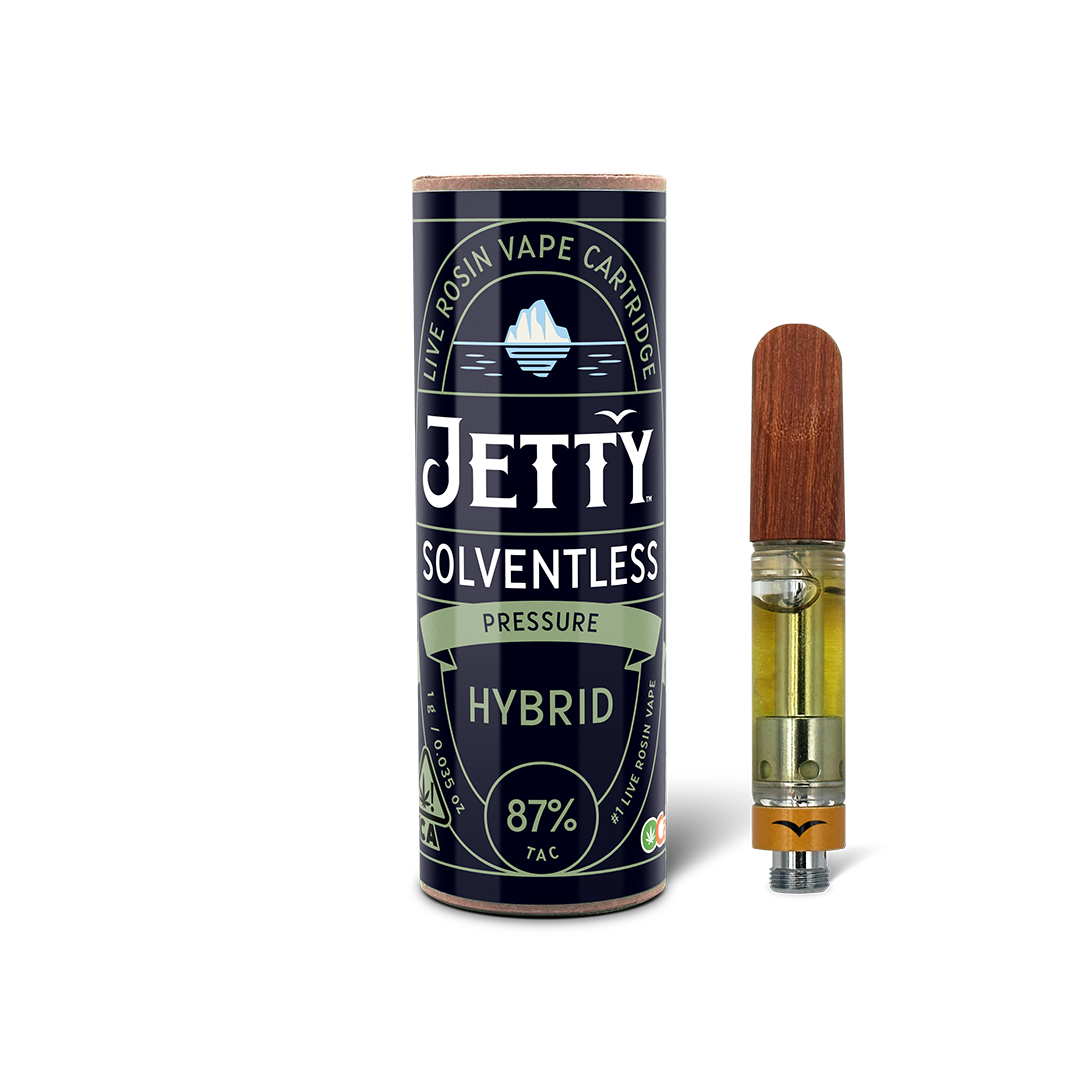Photograph of product: Jetty Pressure Solventless Cartridge