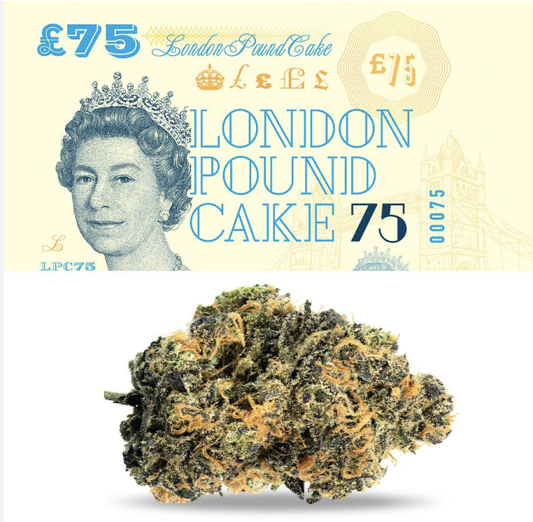 Photograph of product: Cookies | London Pound Cake 75 | 3.5g