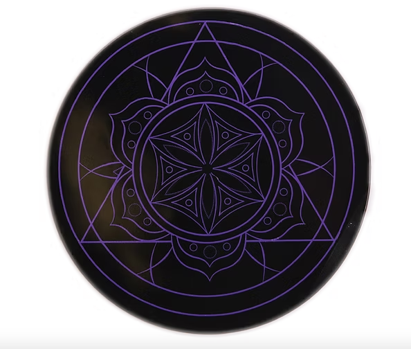 Photograph of product: Grip Mats Bong Pad & Dab Rig Adhesive Coaster 6"