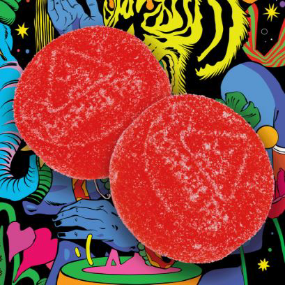 Photograph of product: Hybrid Strawberry Kiwi Gummies | 20 Servings