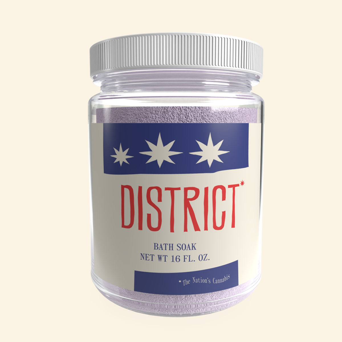 Photograph of product: District Oui'd l Bath Soak l Lavender l 100mg TH-oui