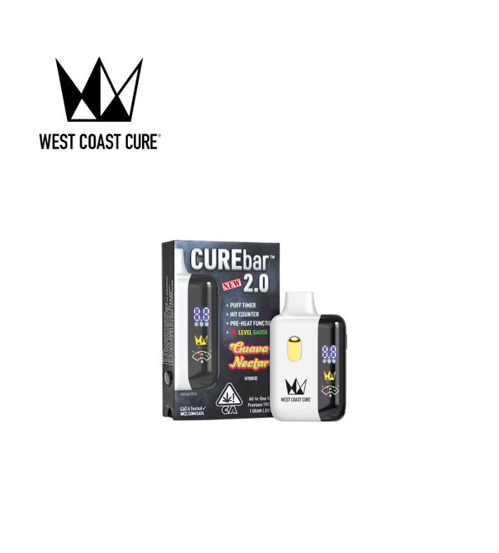 Photograph of product: GUAVA NECTAR 1G 2.0 CUREBAR ALL IN ONE