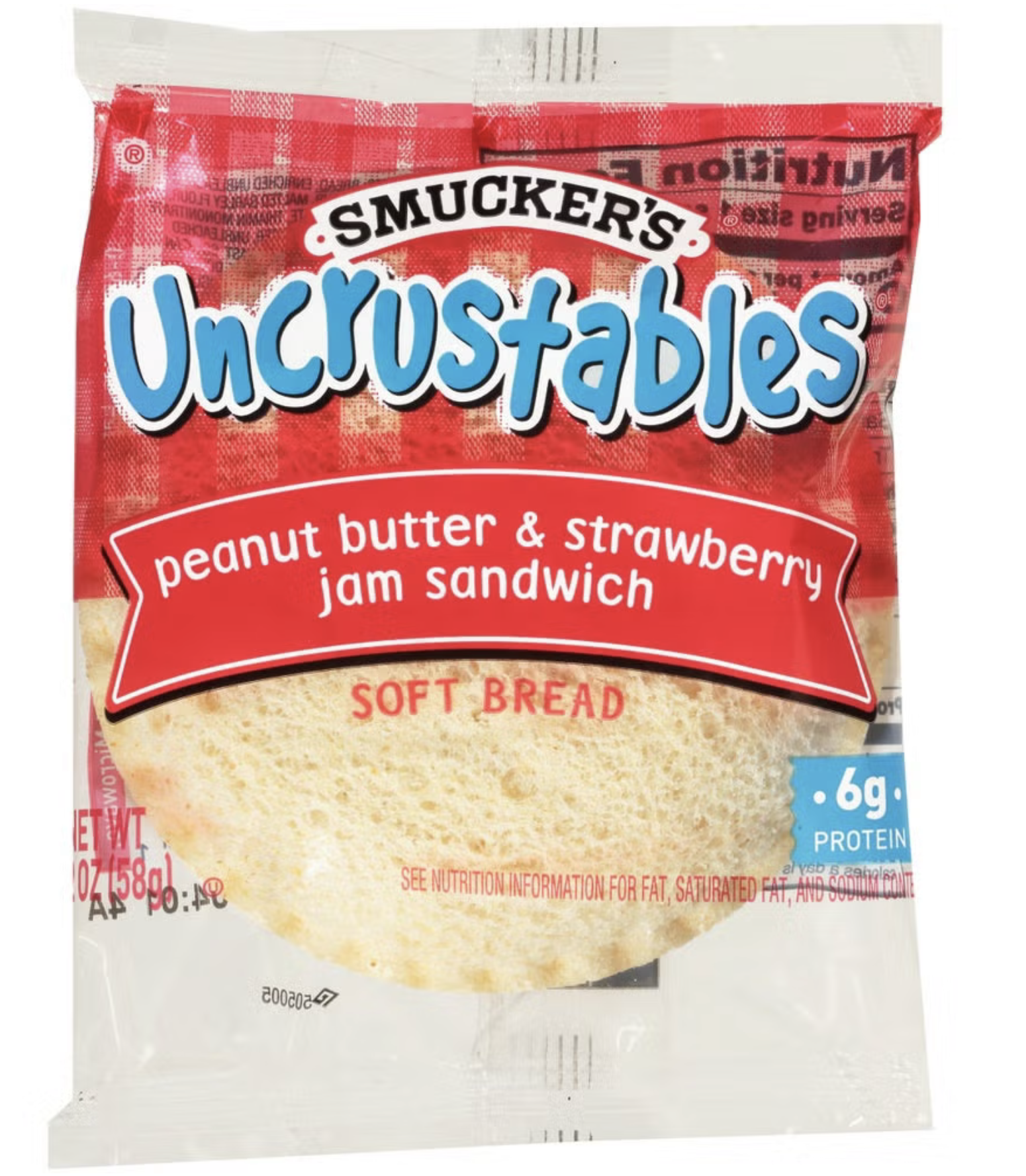 Photograph of product: UNCRUSTABLES STRAWBERRY PB&J SANDWICH