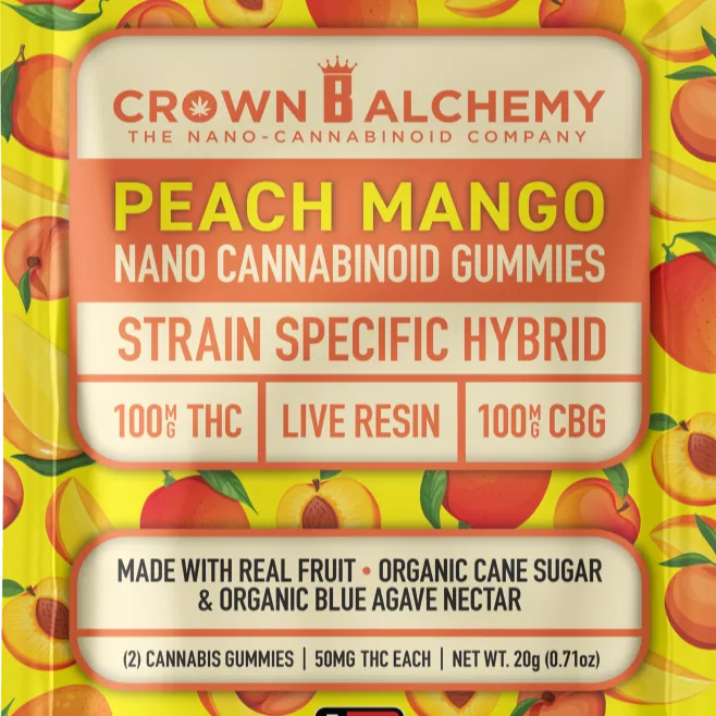 Photograph of product: Crown B Alchemy- 1:1 Peach Mango