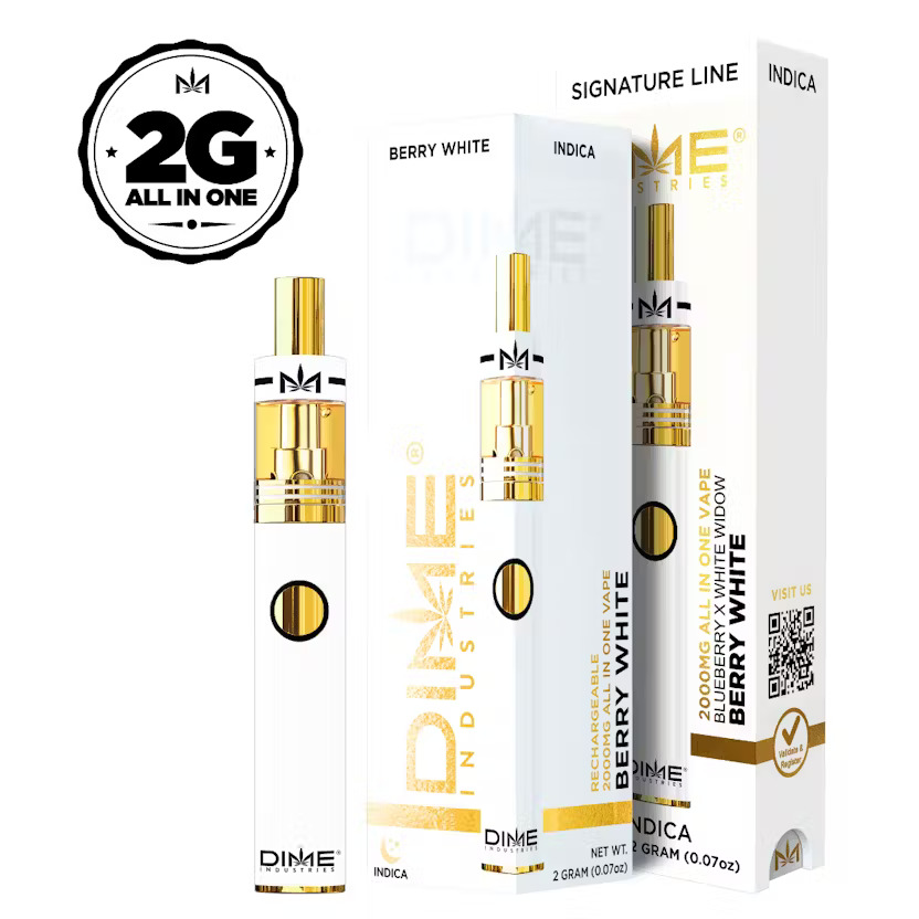 Photograph of product: Dime | Berry White All-in-One | Vape