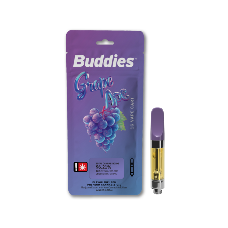Photograph of product: Buddies Flavored Grape Ape Cart