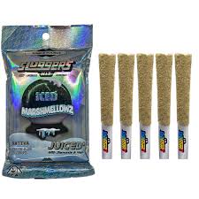Photograph of product: Sluggers | Marshmellowz . Infused Prerolls   3.5 G   5 Pack - 3.5g