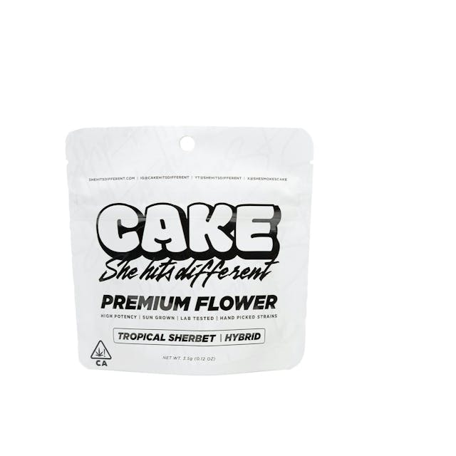 Photograph of product: Tropical Sherbet - 3.5 Grams - Hybrid - Premium Flower - 