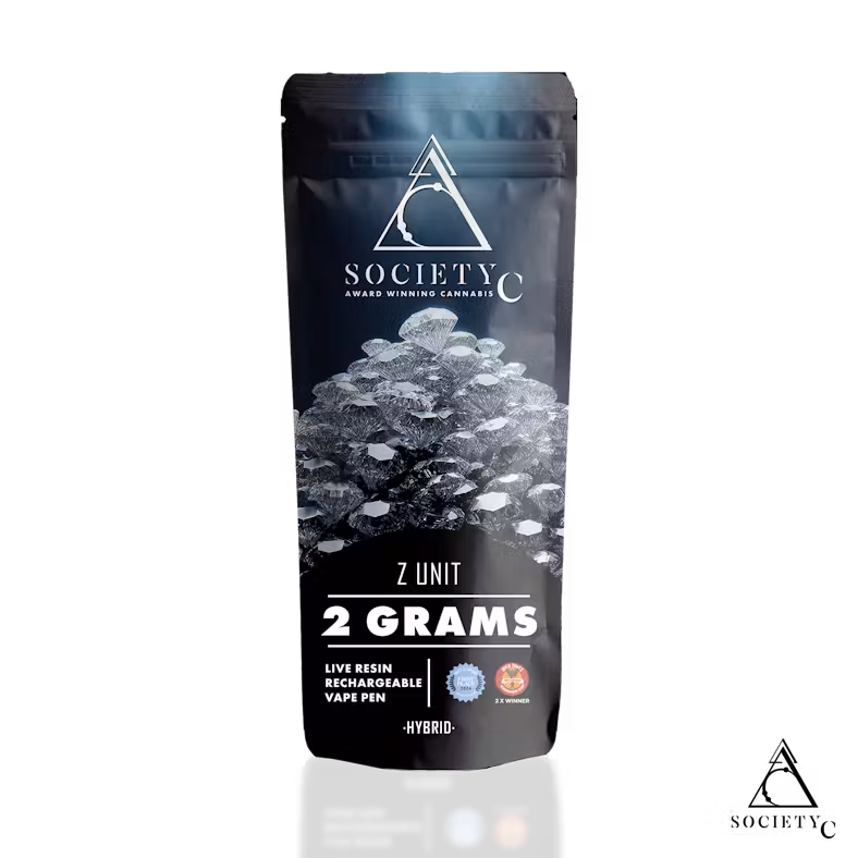 Photograph of product: SOCIETY C | Z UNIT - LIVE RESIN DISPOSABLE PEN |HYBRID