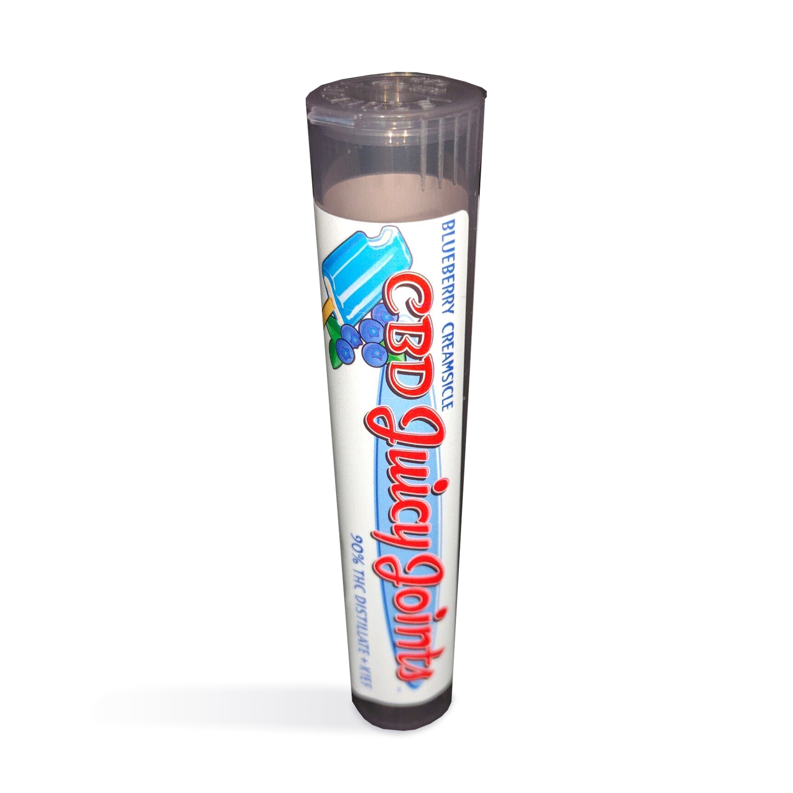 Photograph of product: Blueberry Creamsicle CBD Infused Pre-Roll | 0.8g