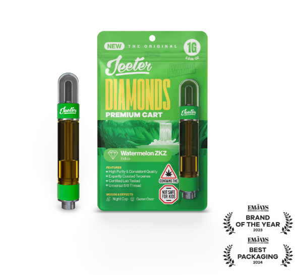 Photograph of product: Watermelon ZKZ Jeeter Cart 1g