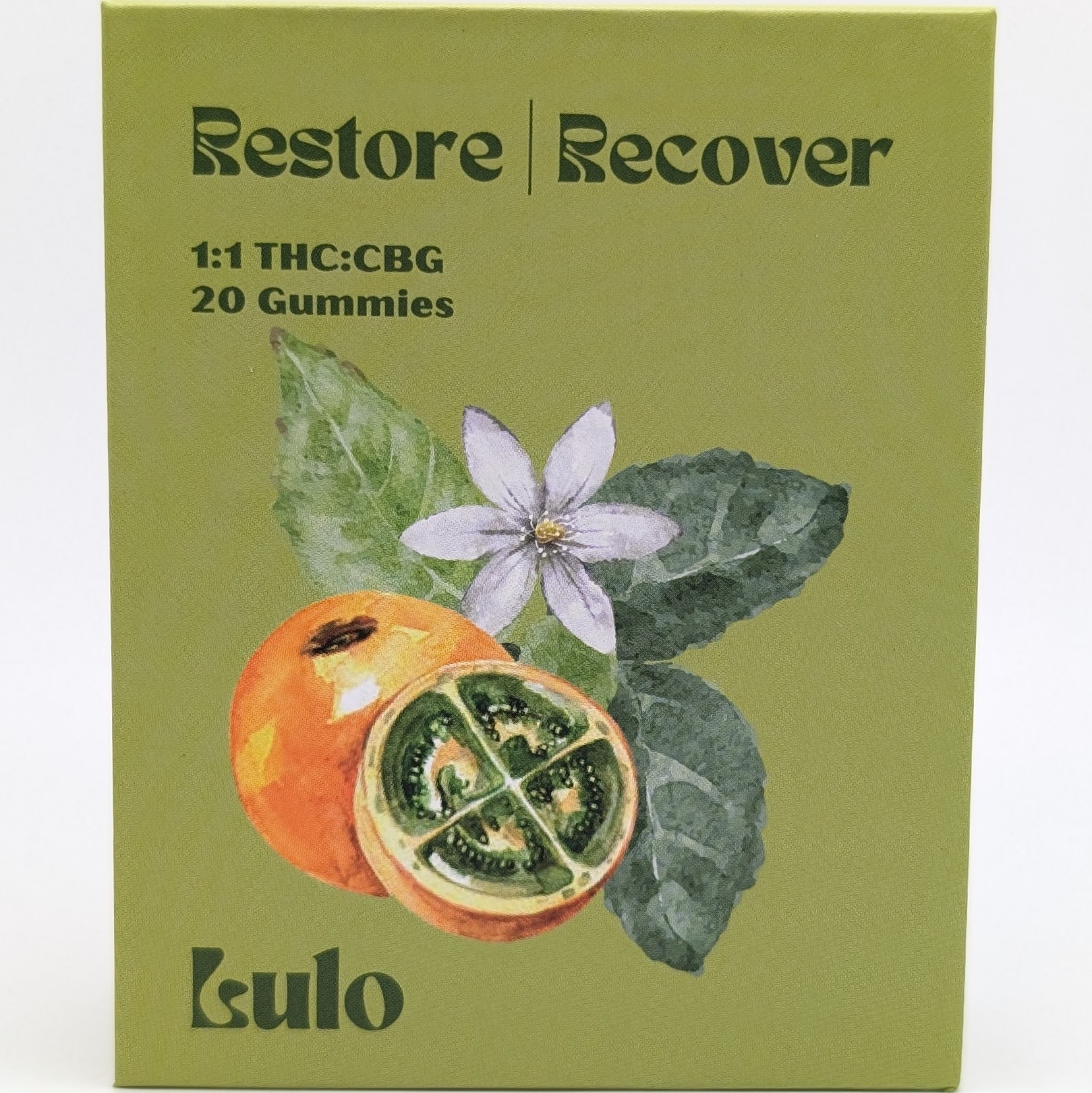 Photograph of product: Lulo Recovery +CBG Gummies 100mg