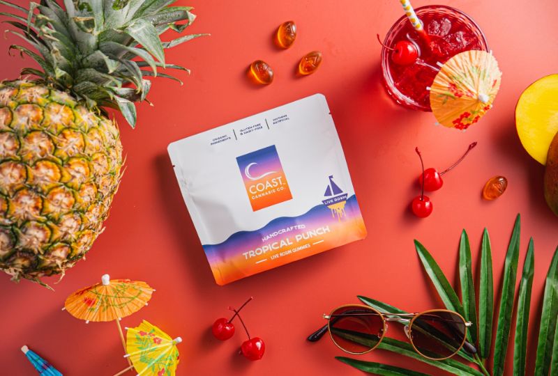 Photograph of product: Gummy - 100mg/20pc - Tropical Punch Rosin