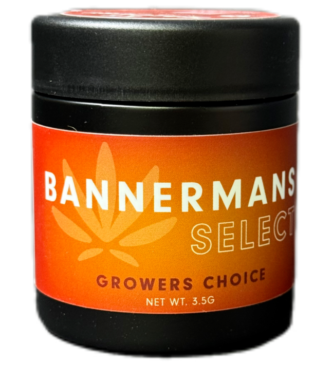 Photograph of product: Bannermans Select | Mega Squirt | 3.5g | Flower