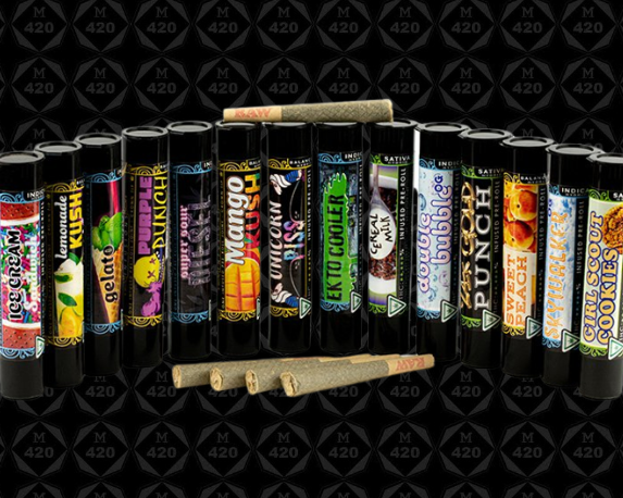 Photograph of product: IPR - 1g Mojito Oui'd Infused Prerolls - Goodlyfe