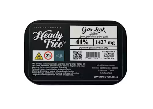 Photograph of product: Gas Leak Infused Shorty's 7pk