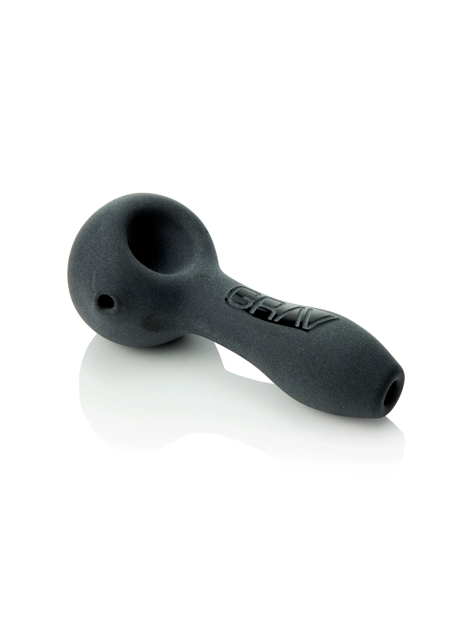 Photograph of product: GRAV Sandblasted Spoon 4" Hand Pipe - Black