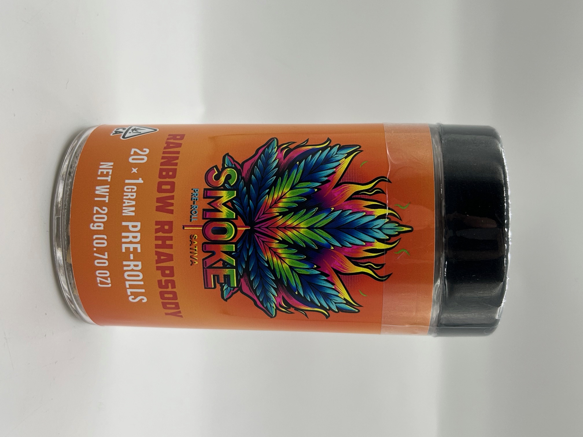 Photograph of product: Smoke Rainbow Rhapsody Oui'd Preroll 20pk 20g