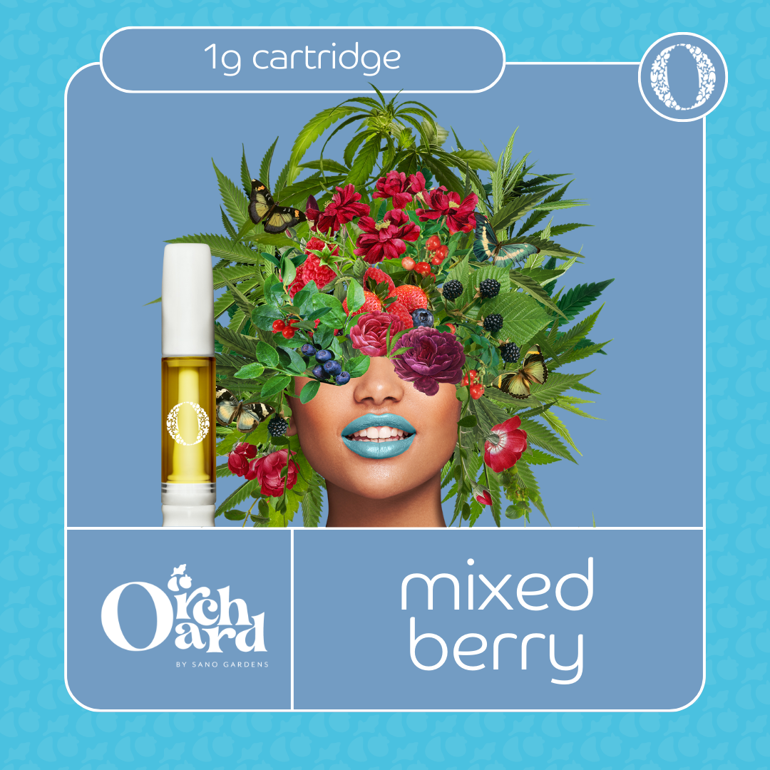 Photograph of product: Sano Gardens - 1000mg Orchard Cartridge - - Mixed Berry