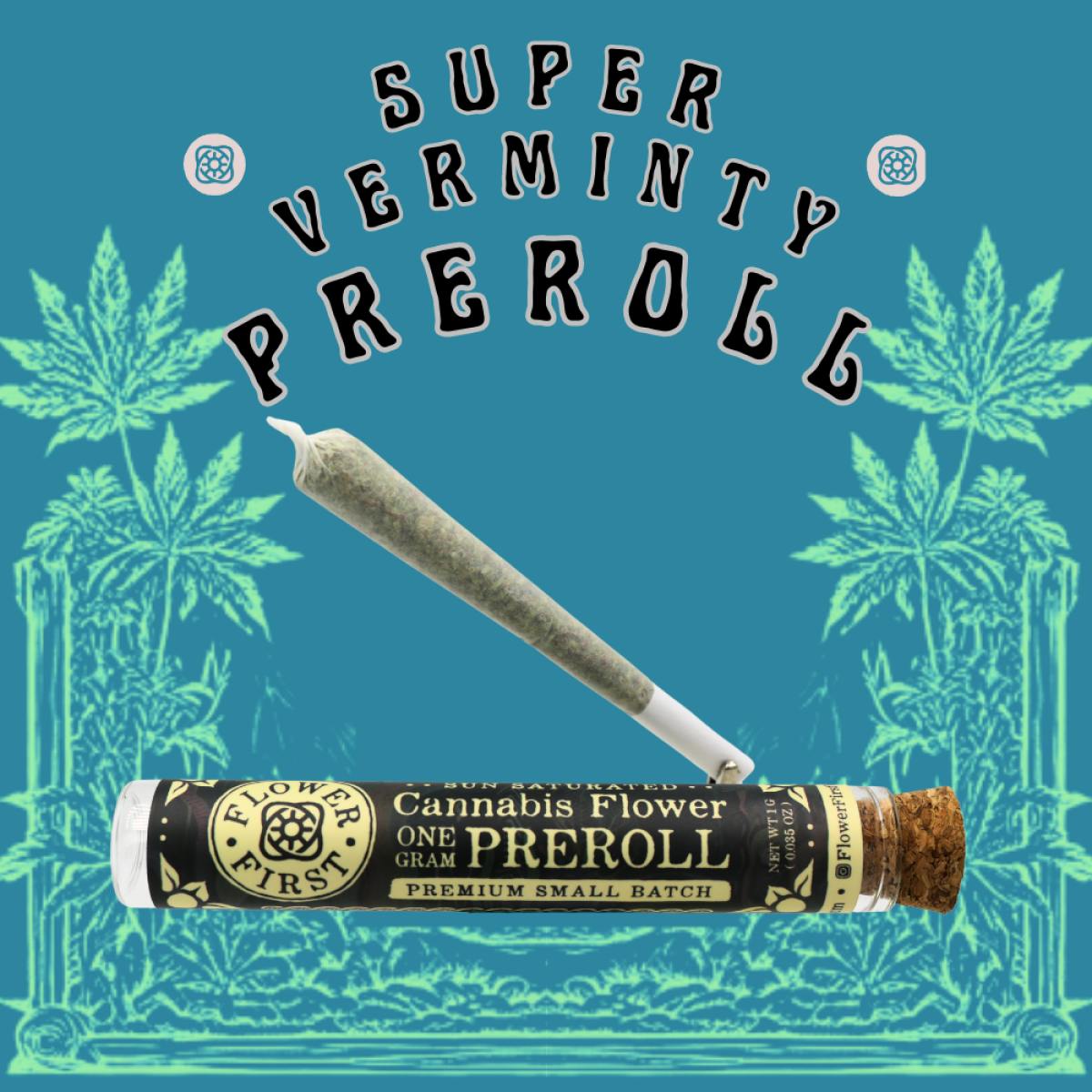 Photograph of product: Super Verminty | 1g Preroll - 
