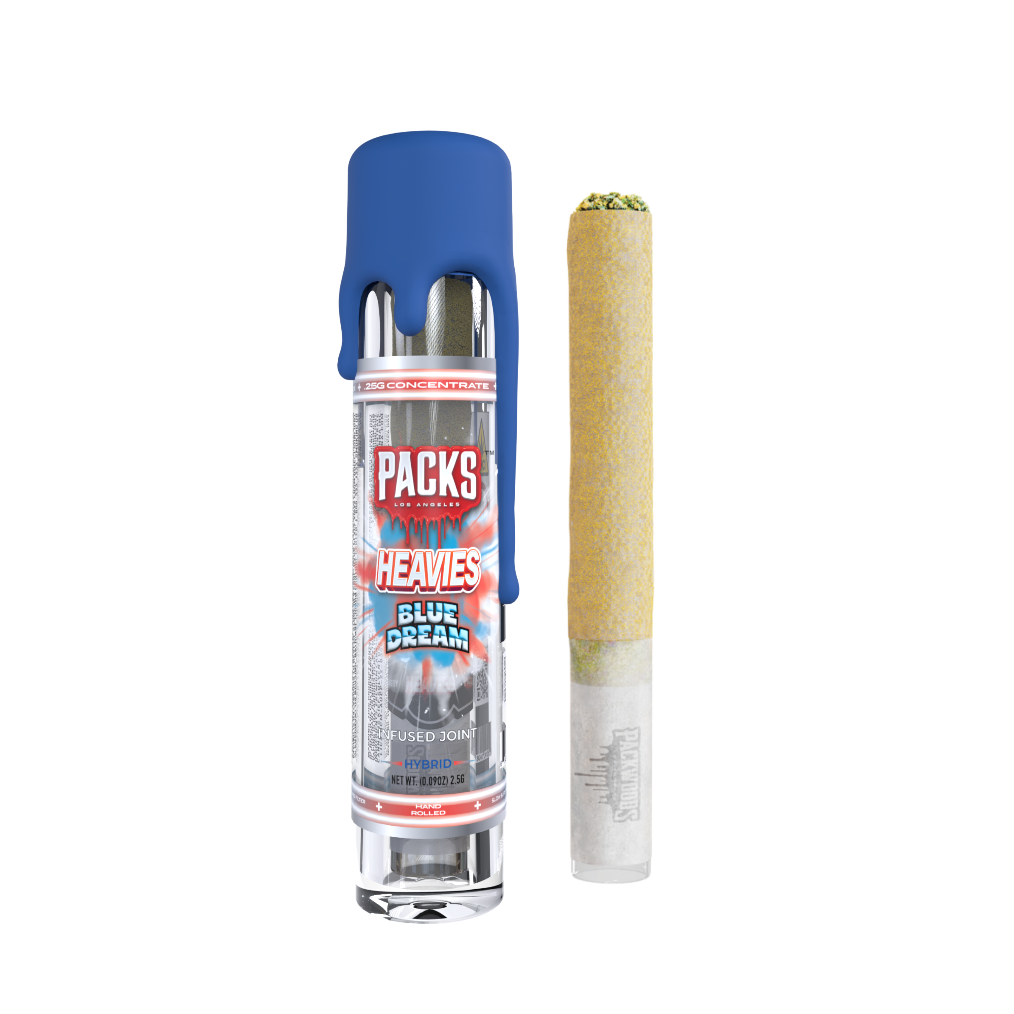 Photograph of product: Packs - HEAVIES - Blue Dream - Single Infused Joint