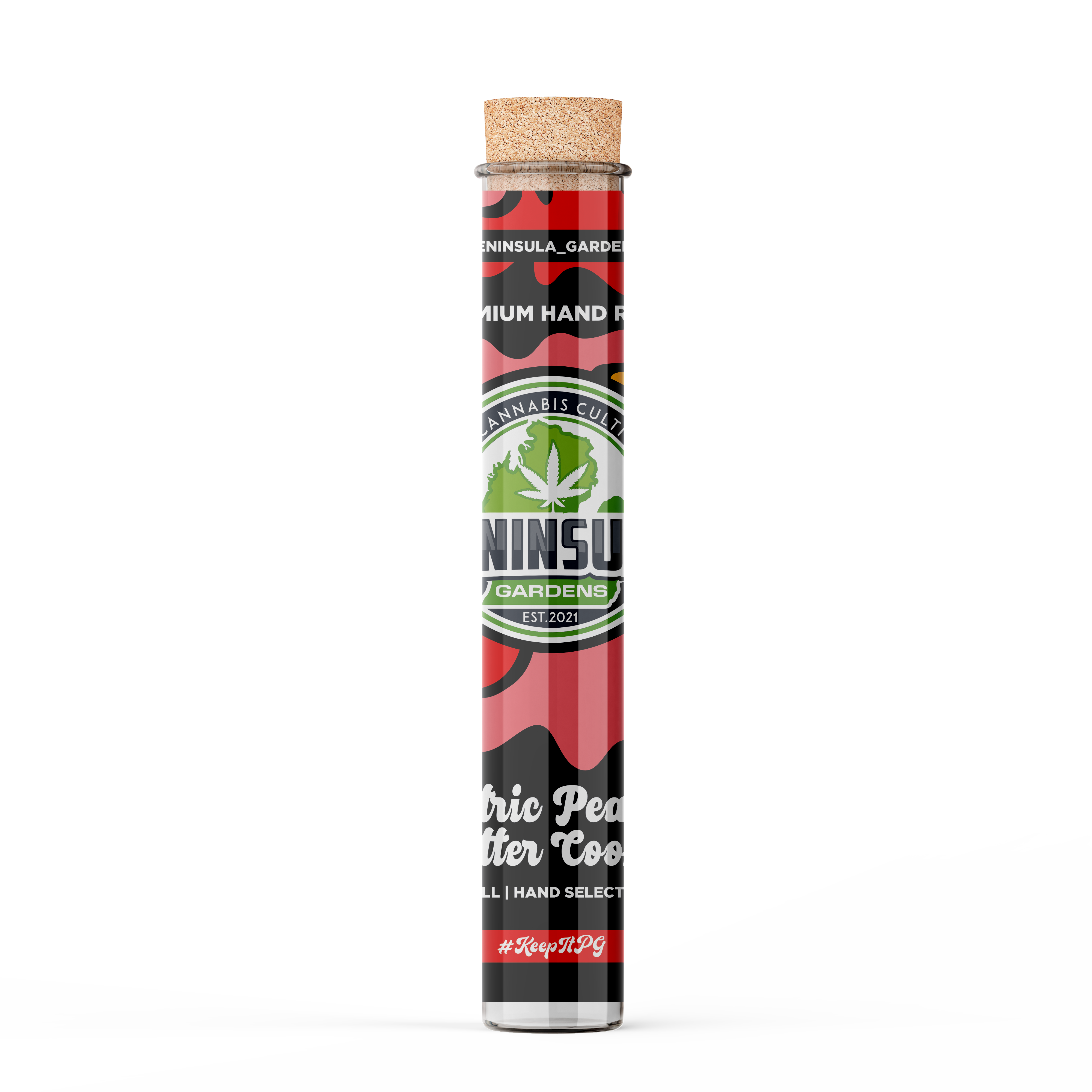 Photograph of Product: Peninsula Gardens - Pre-roll 1.5g -  Electric Peanut Butter Cookies