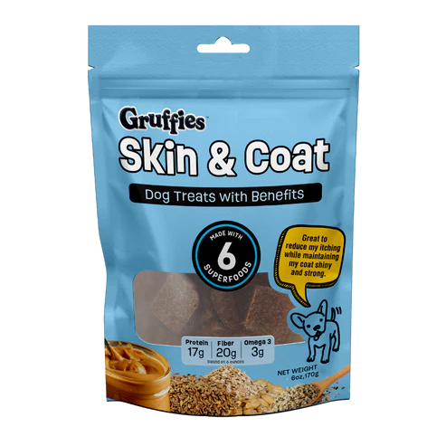Photograph of product: GreenGruff | Peanut Butter Dog Treats | 6ct Pouch